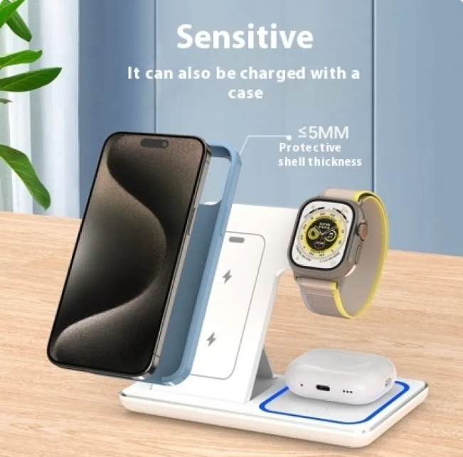 3-in-1 Foldable Wireless Charging Stand