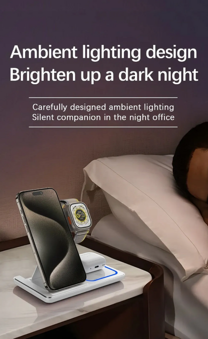 3-in-1 Foldable Wireless Charging Stand